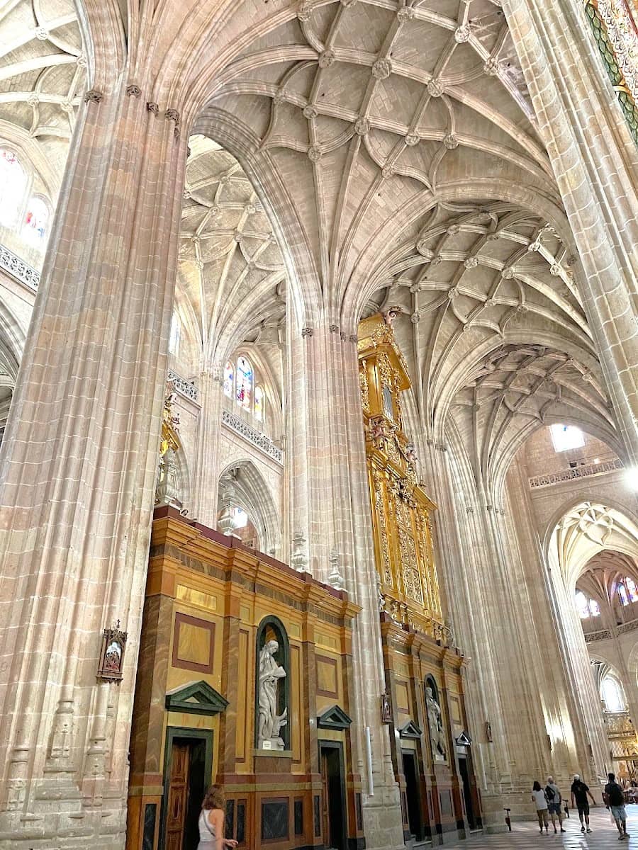 Inside of Segovia Cathedral, Segovia Inside of Segovia Cathedral, Segovia