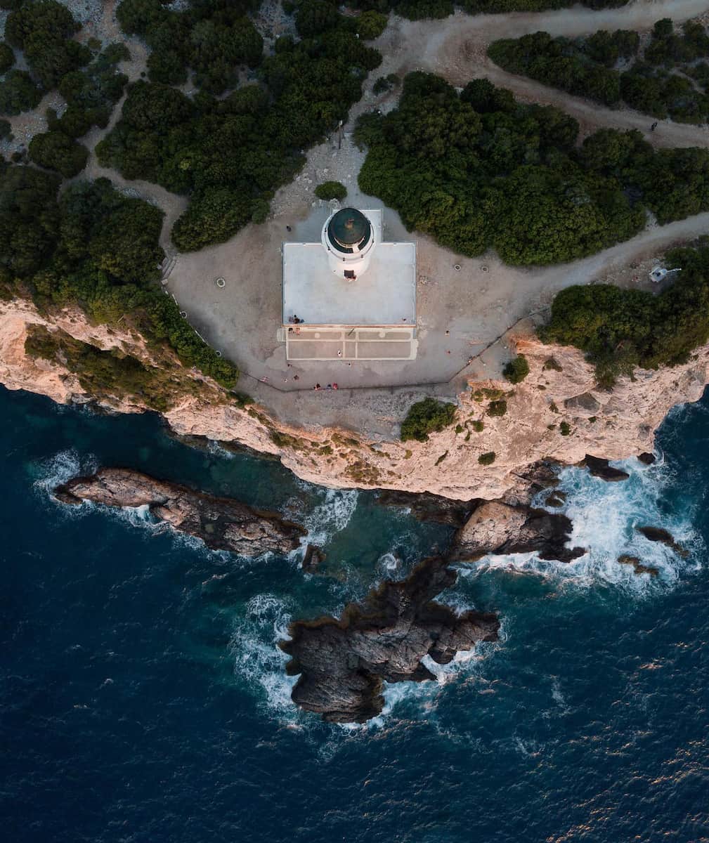 Sunset at Cape Lefkata Lighthouse