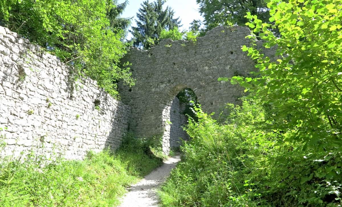 Werdenfels Castle Ruins Garmisch Partenkirchen Werdenfels Castle Ruins Garmisch Partenkirchen