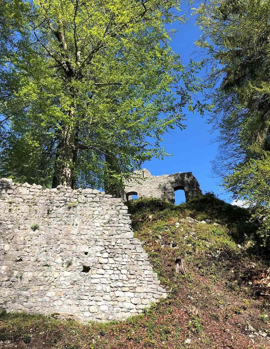 Werdenfels Castle Ruins Garmisch Partenkirchen Werdenfels Castle Ruins Garmisch Partenkirchen