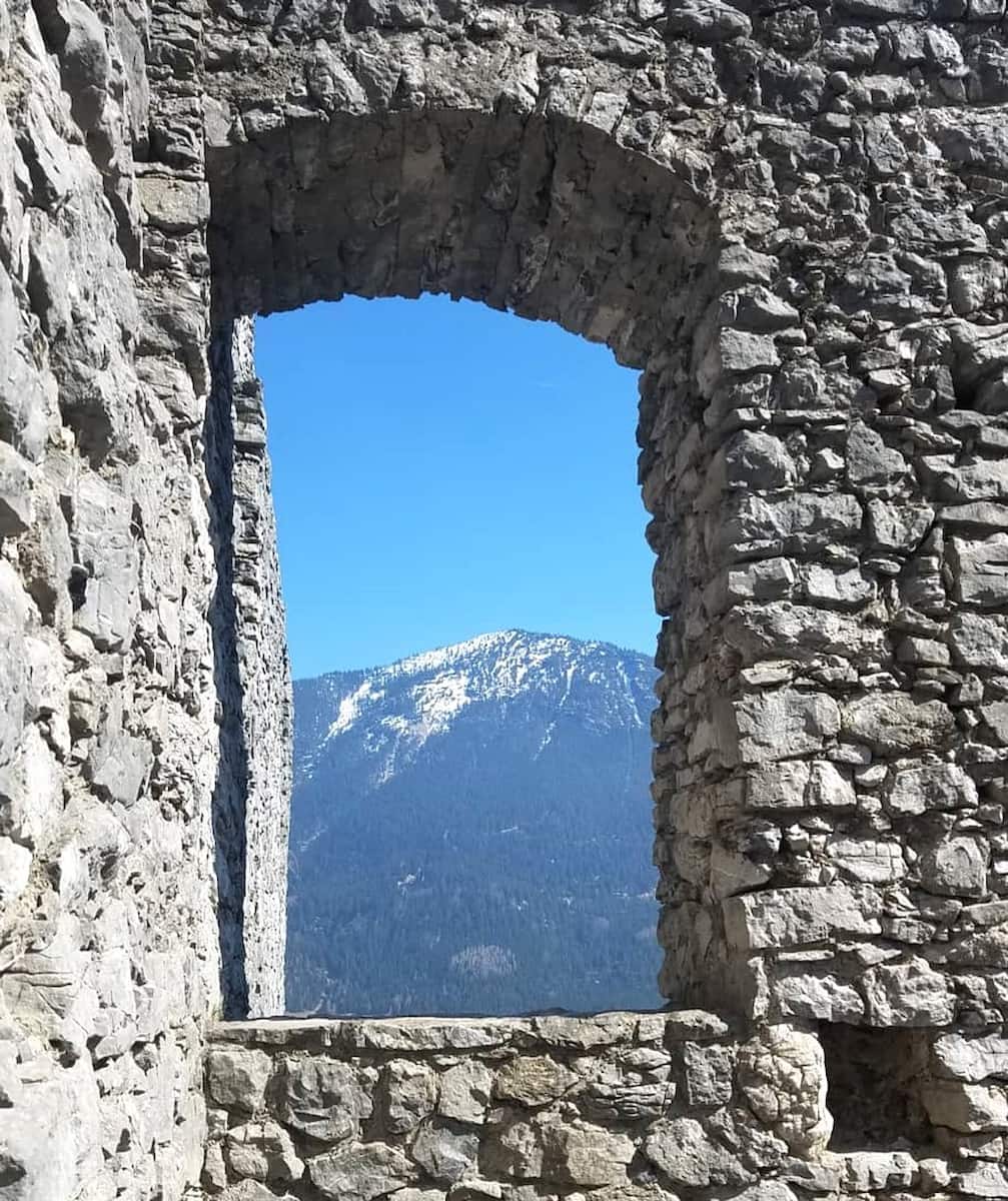 Werdenfels Castle Ruins Garmisch Partenkirchen Werdenfels Castle Ruins Garmisch Partenkirchen