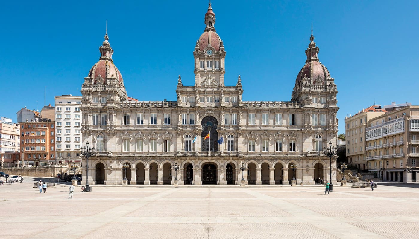 A Coruña's Plaza de Maria Pita, Galicia
