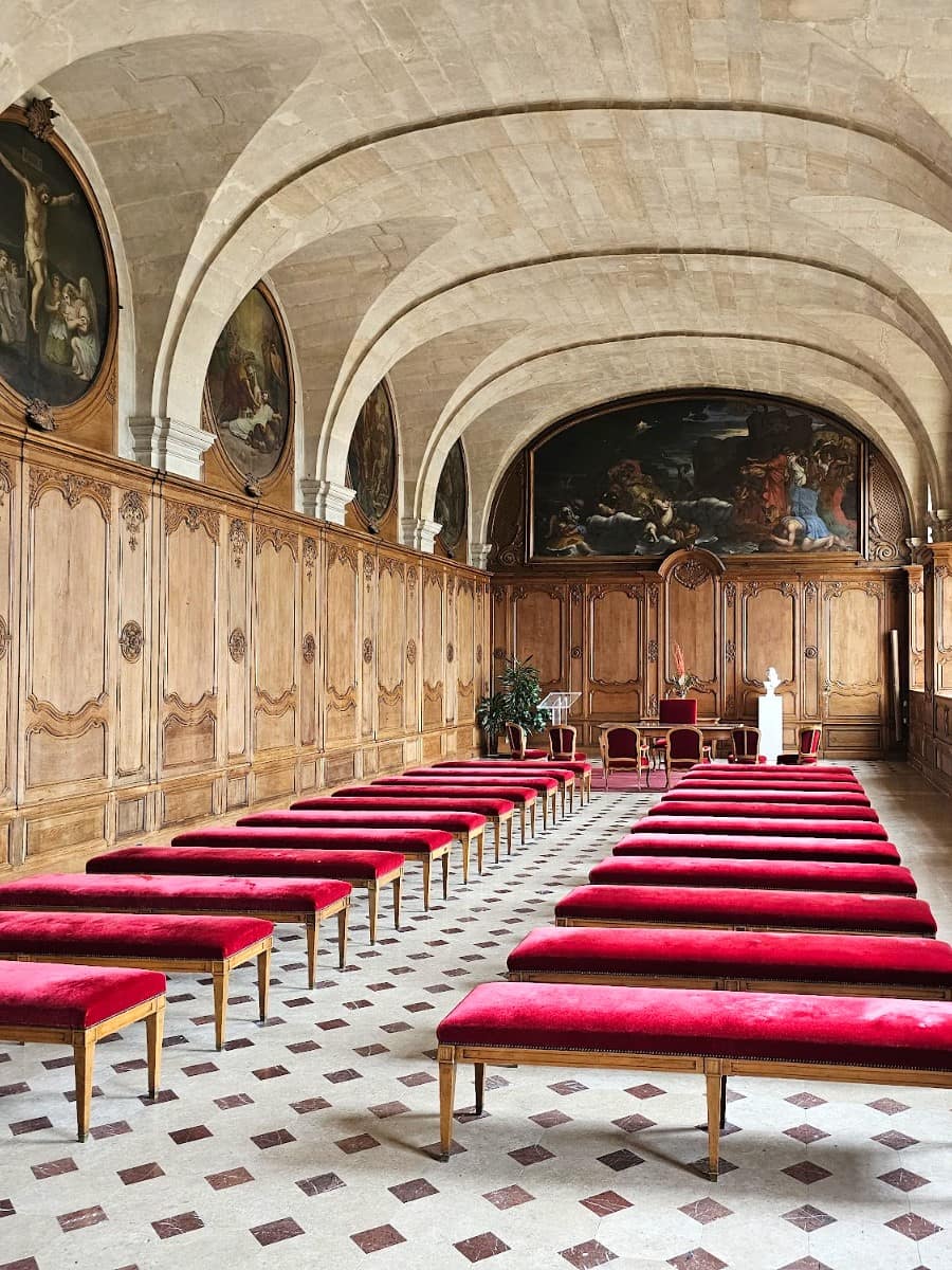 Inside of Abbaye aux Hommes, Caen Inside of Abbaye aux Hommes, Caen