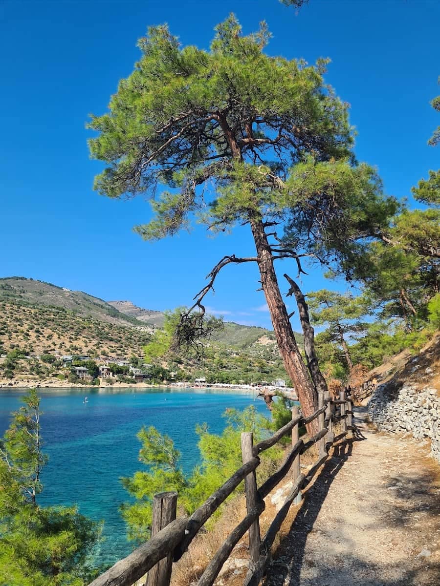Aliki Beach, Thassos Aliki Beach, Thassos