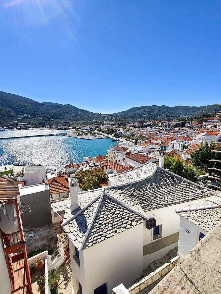 Ancient Peparithos Castle, Skopelos Island Ancient Peparithos Castle, Skopelos Island