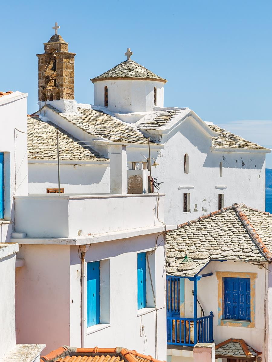 Ancient Peparithos Castle, Skopelos Island Ancient Peparithos Castle, Skopelos Island