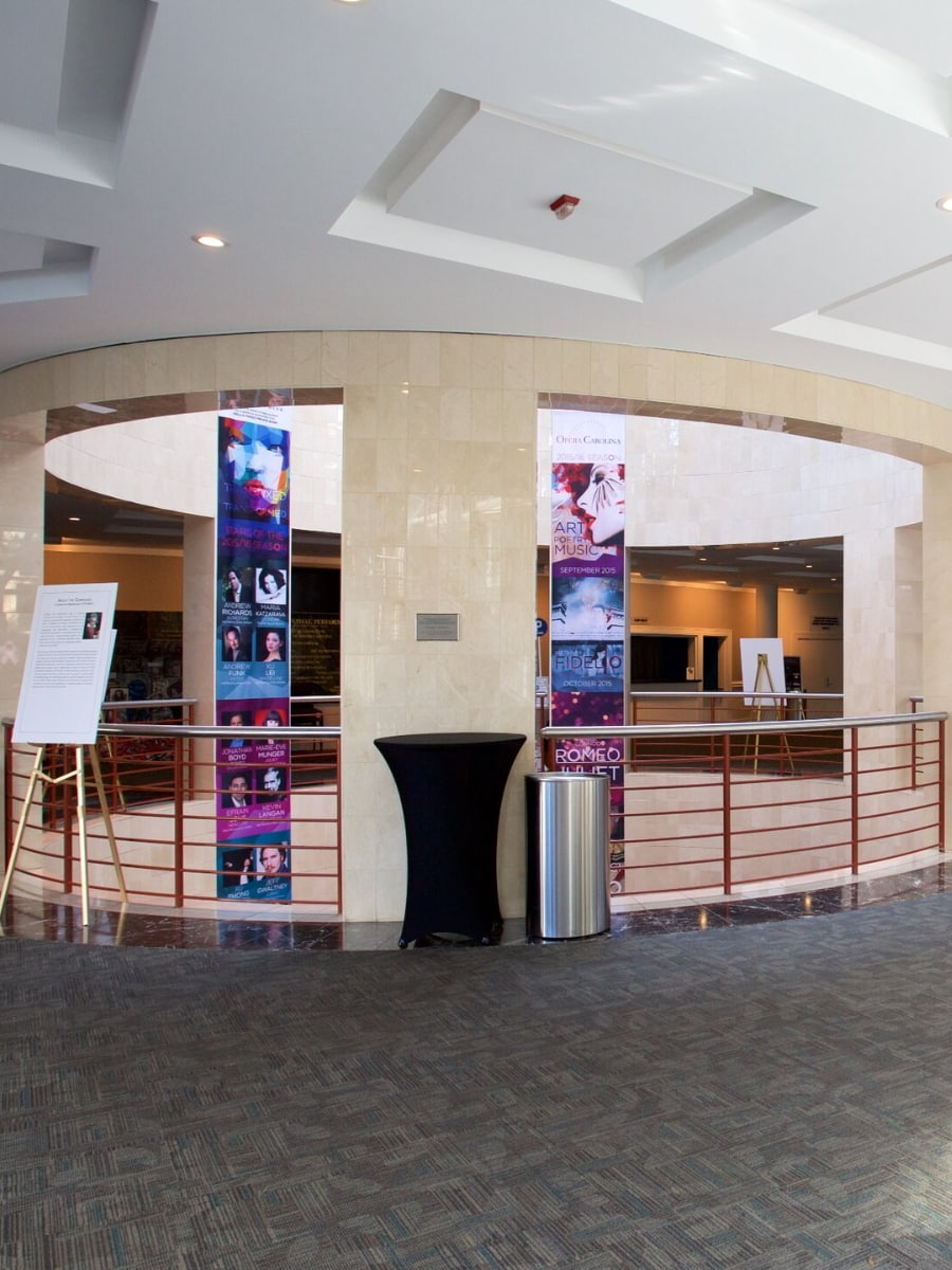 Inside of Blumenthal Performing Arts Center, Charlotte, NC