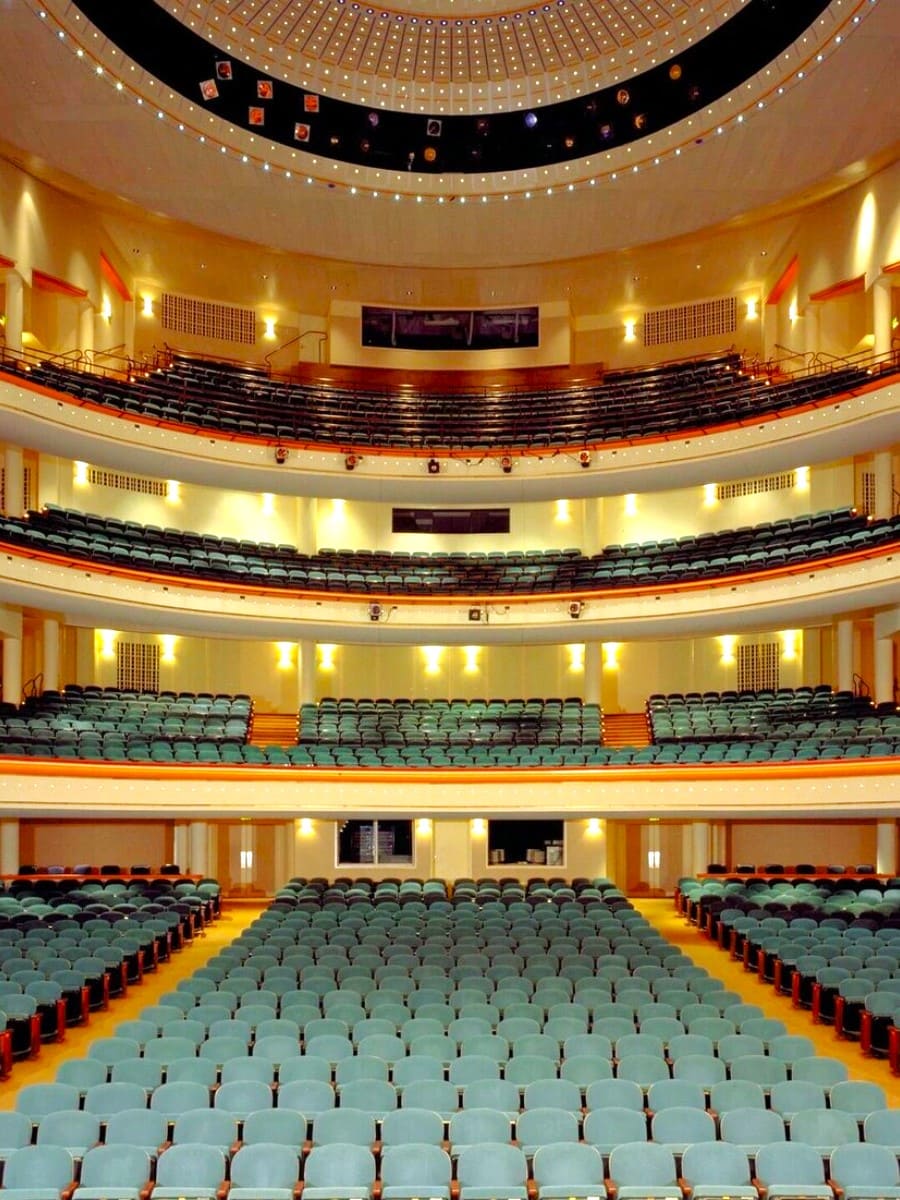 Inside of Blumenthal Performing Arts Center, Charlotte, NC