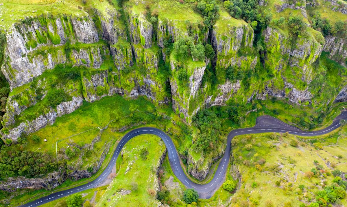 Cheddar Gorge, England Cheddar Gorge, England