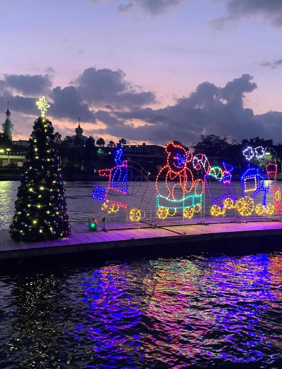 Christmas Tampa Riverwalk Christmas Tampa Riverwalk