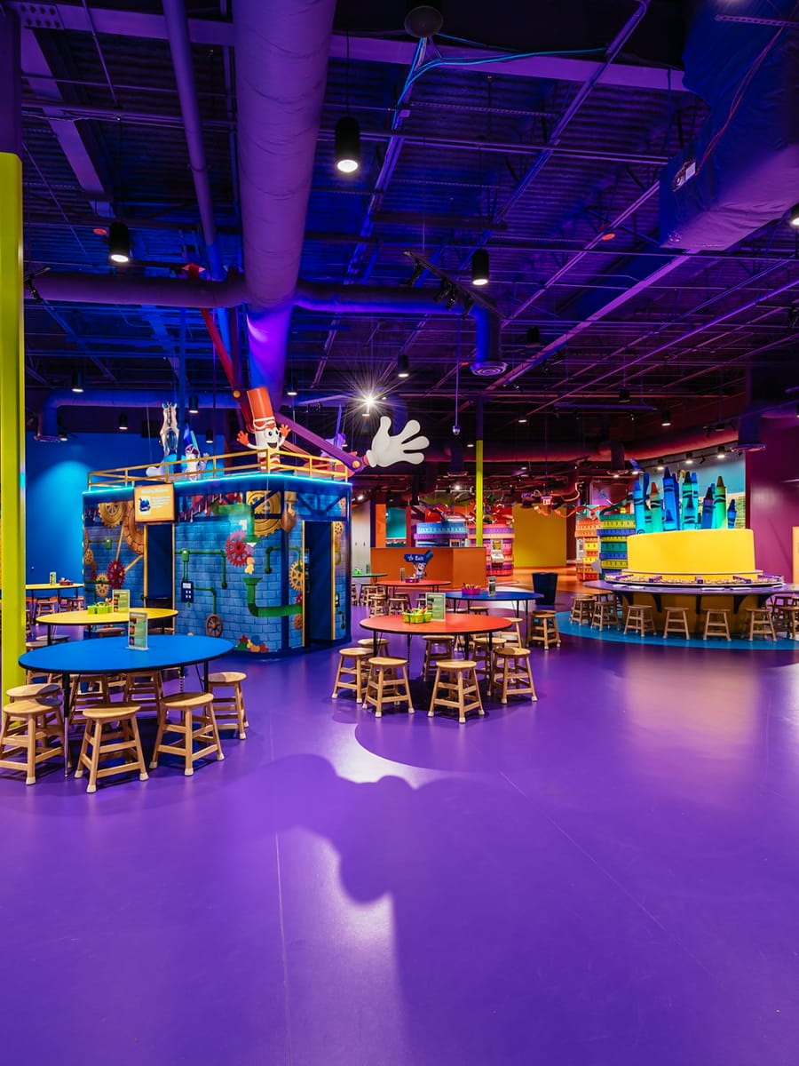 Inside of Crayola Experience Plano, Dallas Inside of Crayola Experience Plano, Dallas