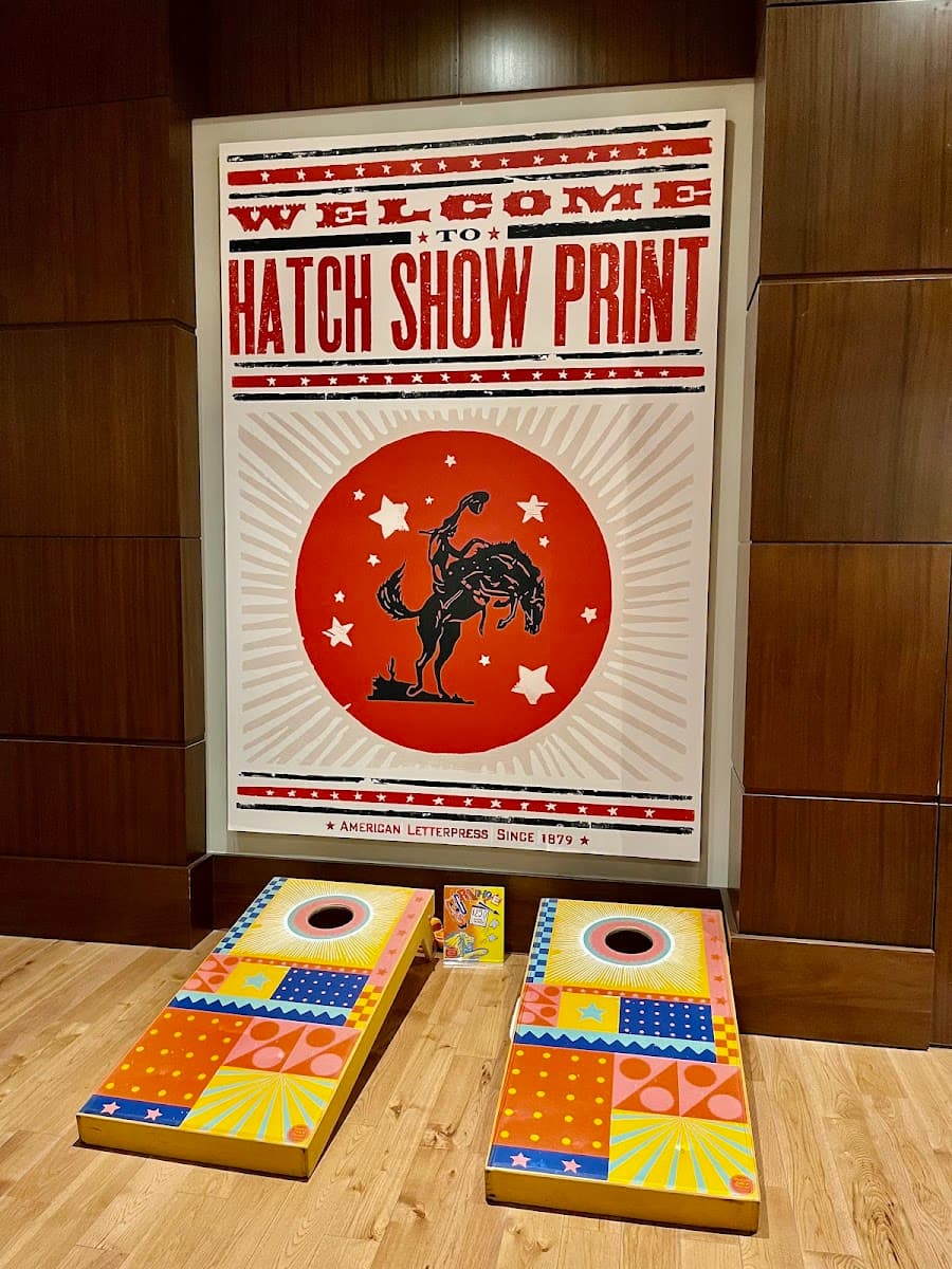 Inside of Hatch Show Print, Nashville