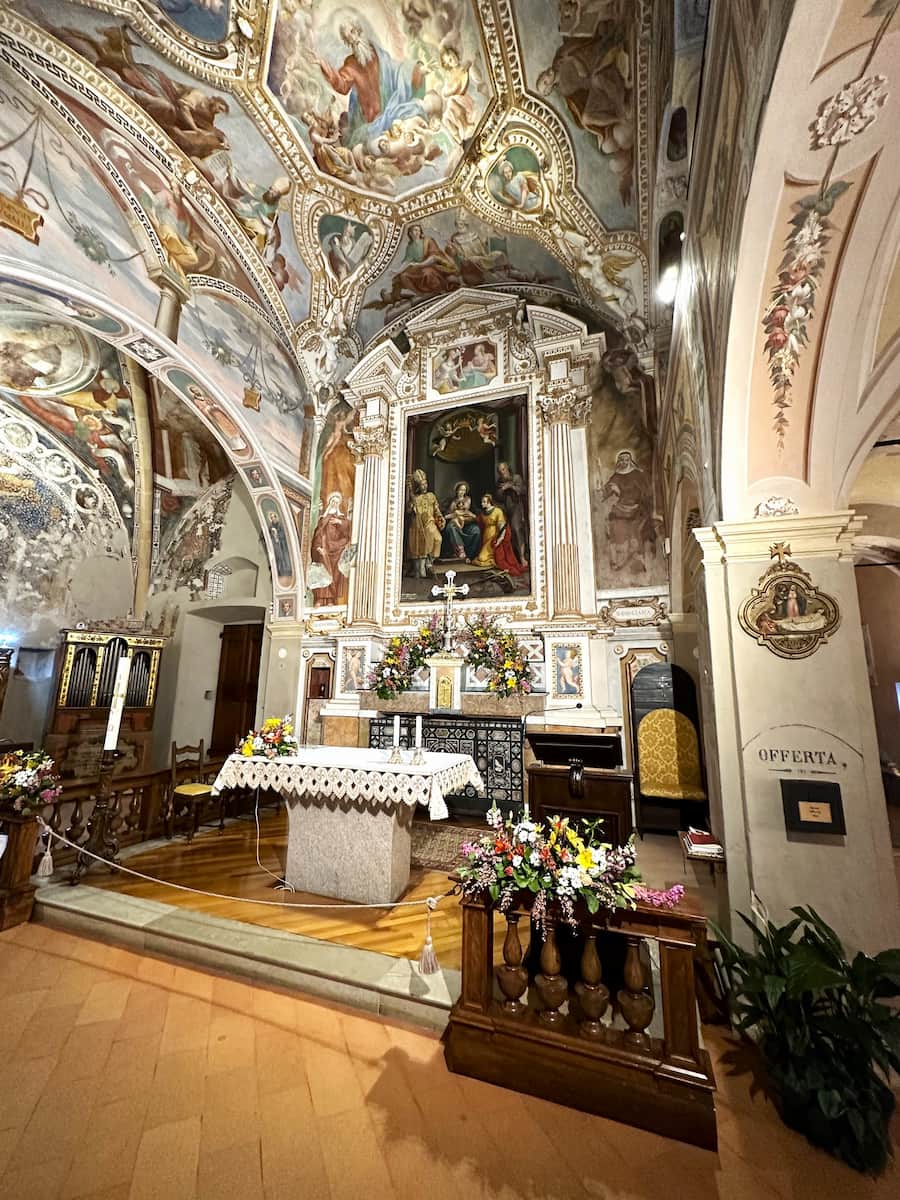 Hermitage of Santa Caterina del Sasso, Italy