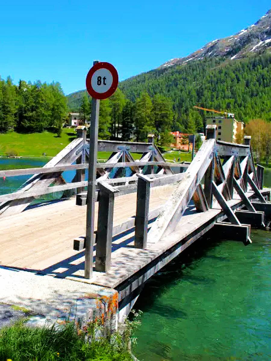 Holzbrücke, St Moritz