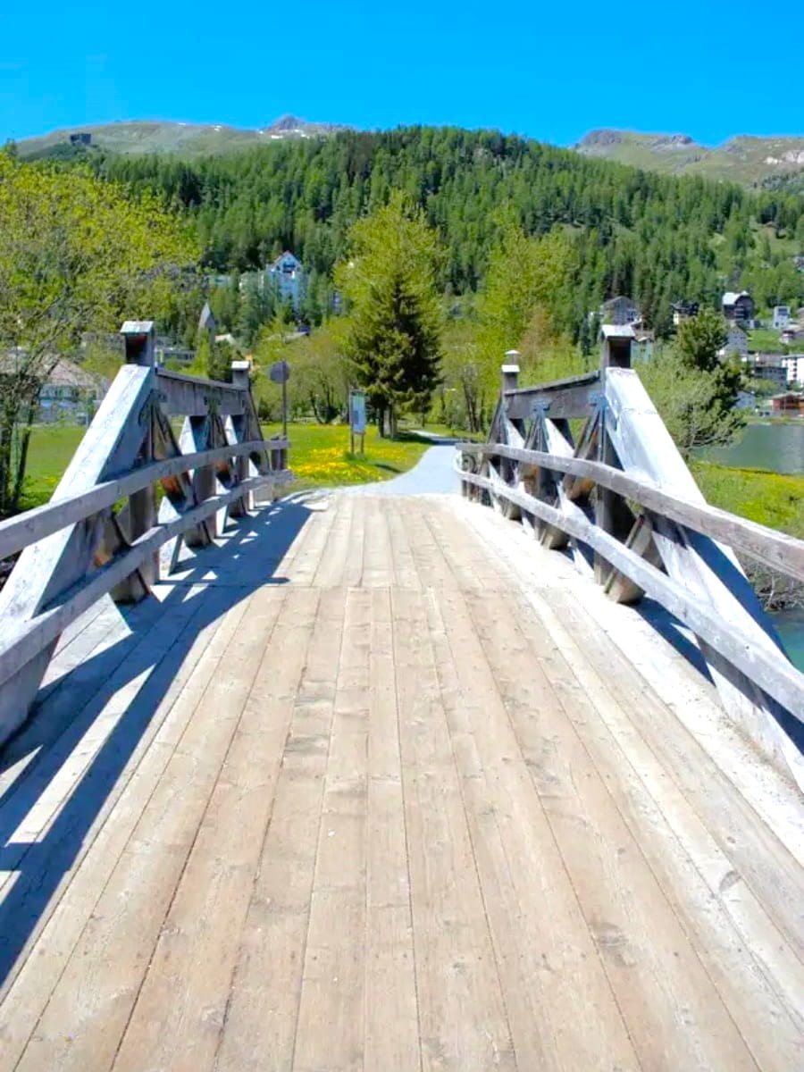 Holzbrücke, St Moritz