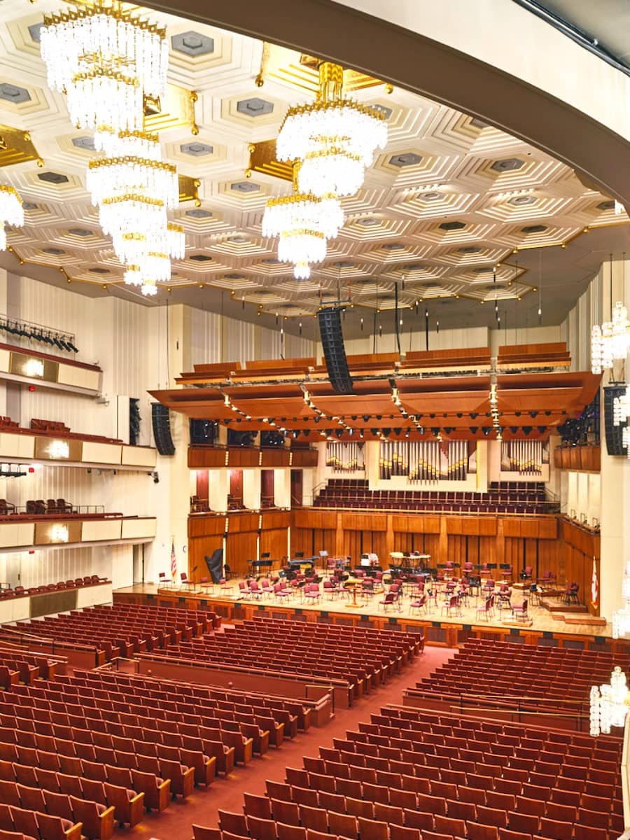 Inside of Kennedy Center, Washington DC