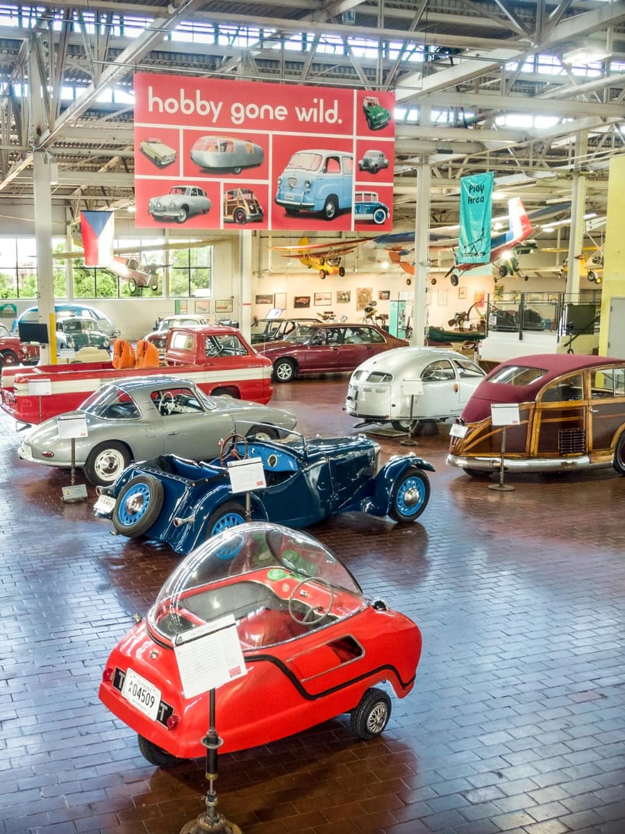 Inside of Lane Motor Museum, Nashville