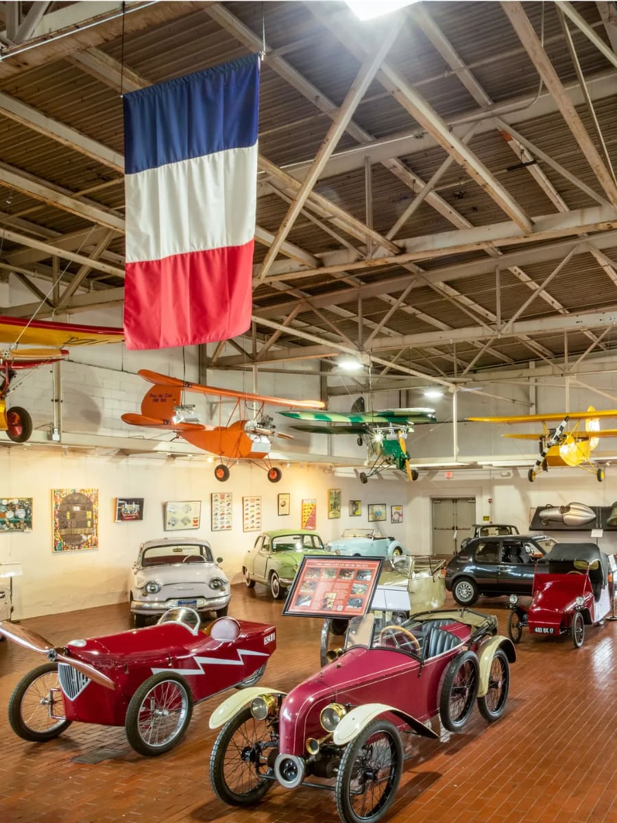 Inside of Lane Motor Museum, Nashville