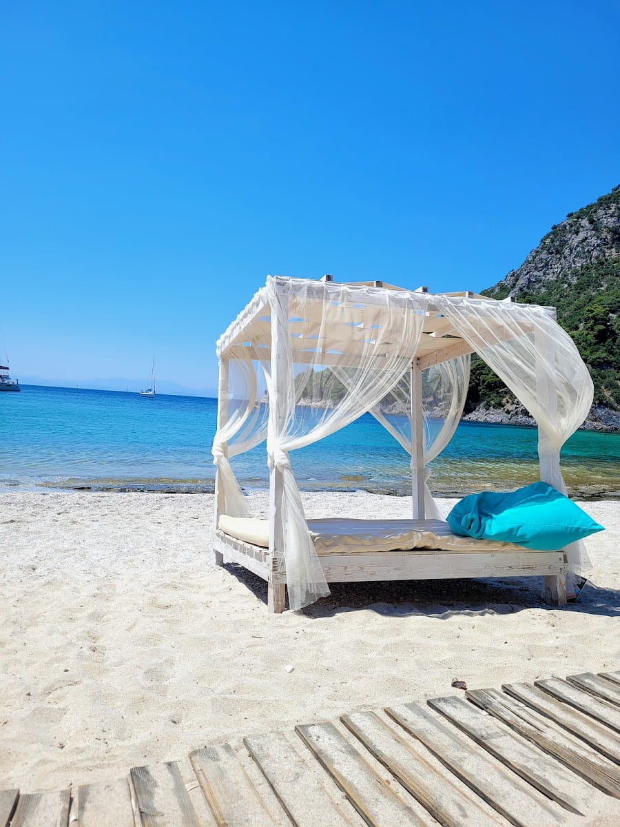 Limenaria Beach, Skopelos Island Limenaria Beach, Skopelos Island