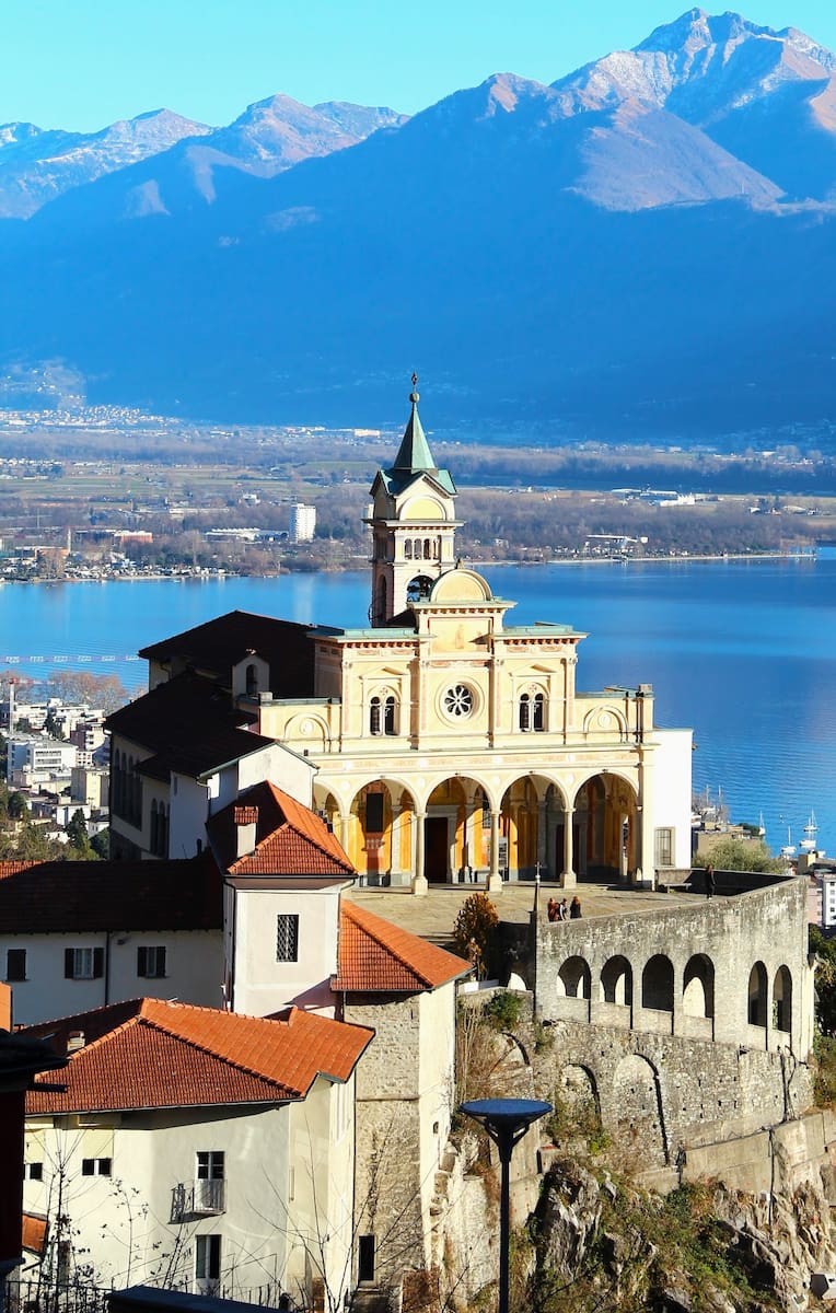 Madonna del Sasso sanctuary, Italy