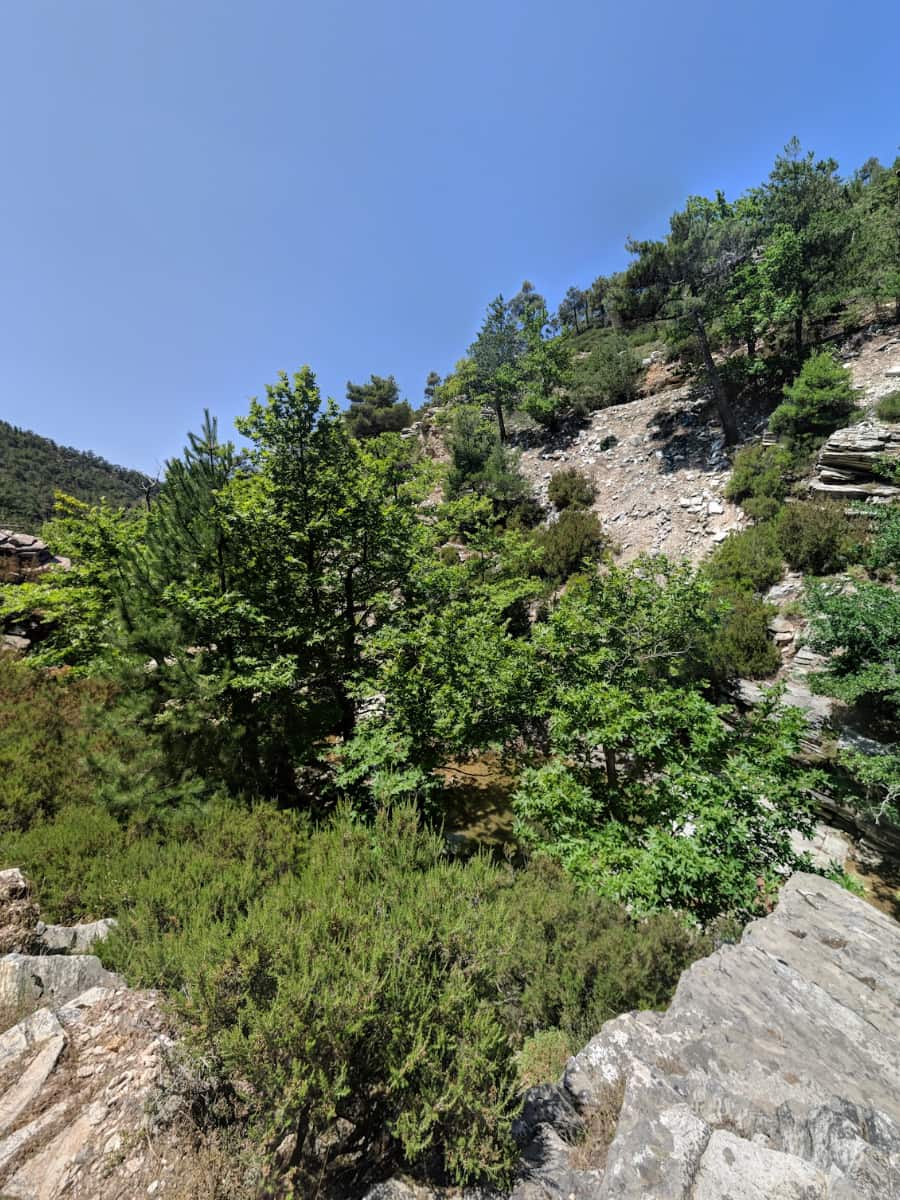 Maries Waterfall, Thassos Maries Waterfall, Thassos