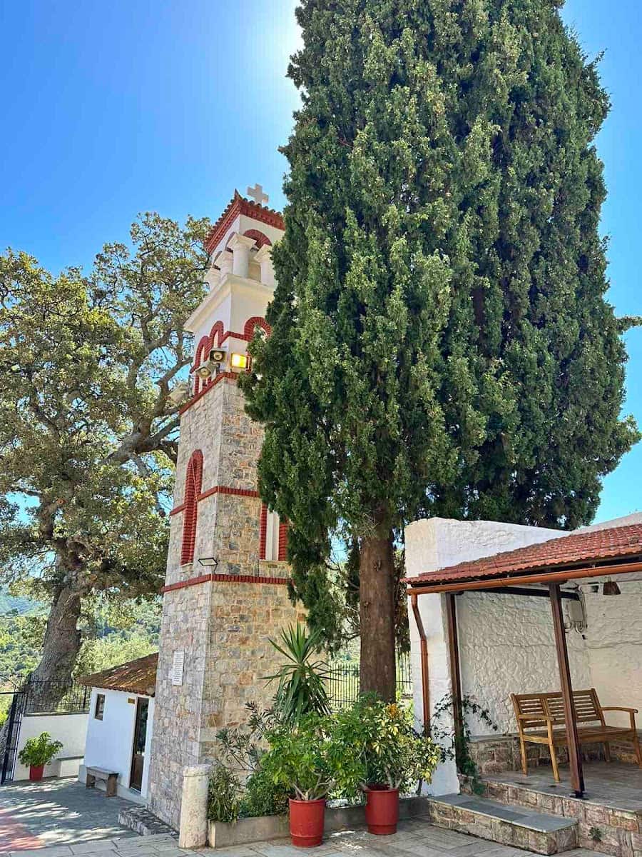 Monastery of St. Riginou, Skopelos Island Monastery of St. Riginou, Skopelos Island