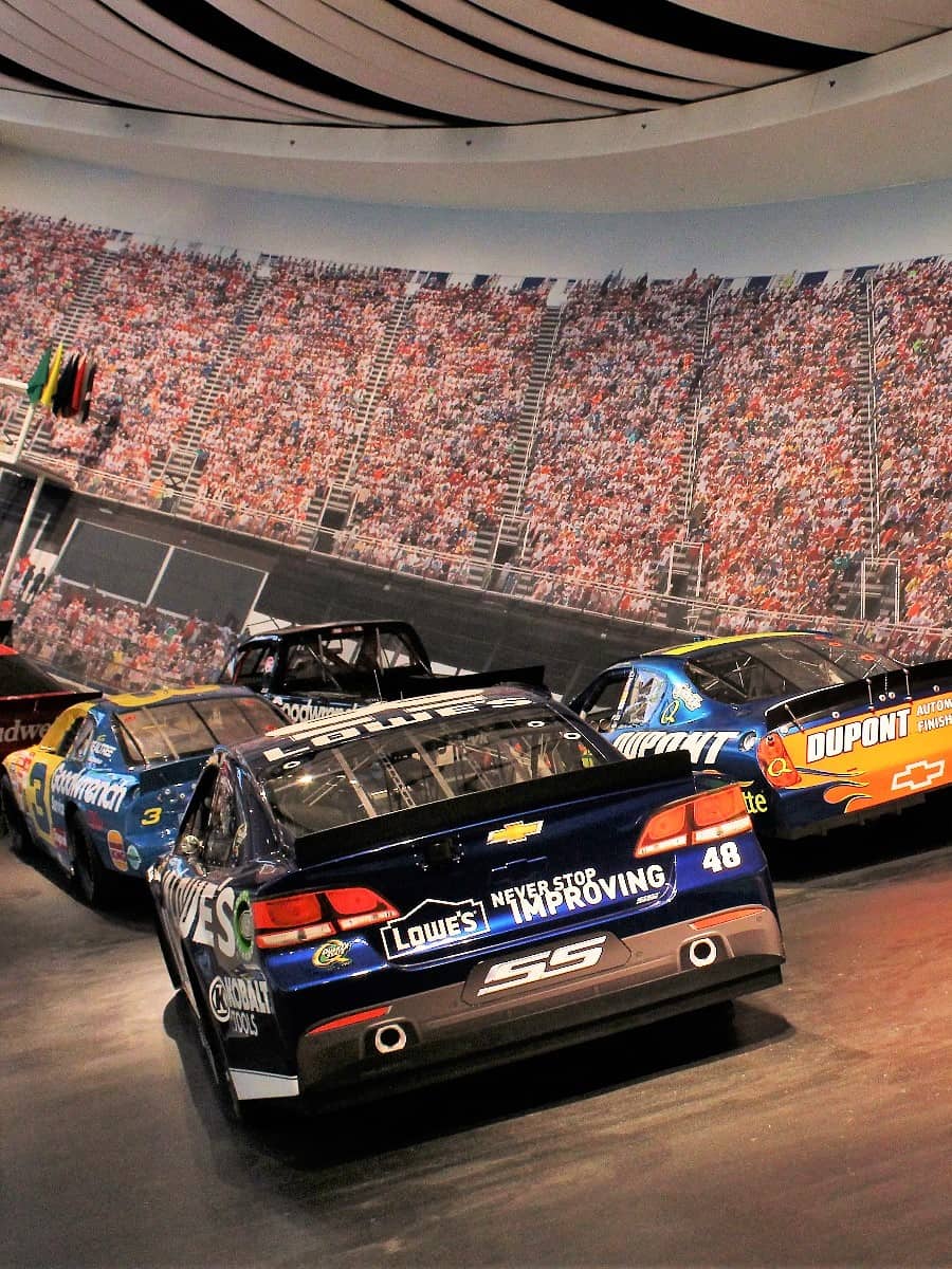 Inside of NASCAR Hall of Fame, Charlotte, NC