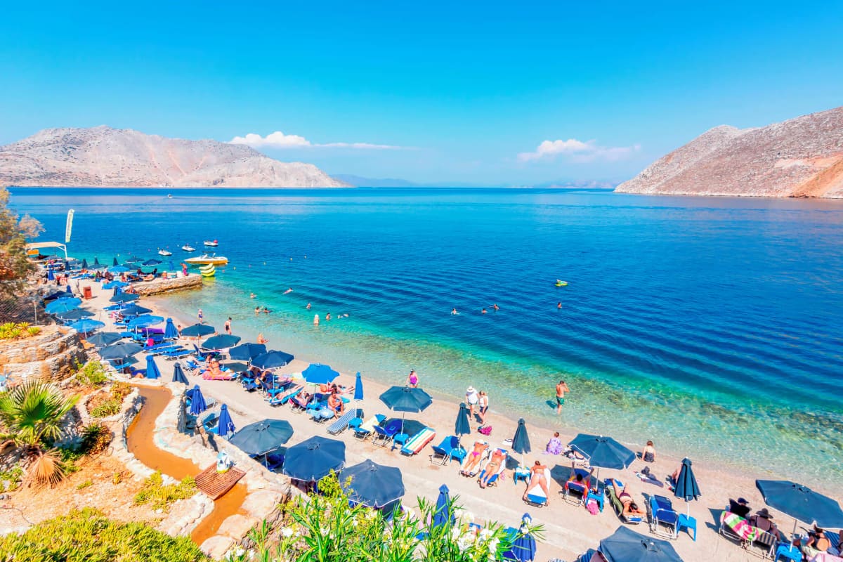 Nos Beach, Symi Island