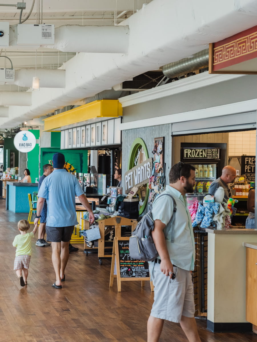 Inside of Optimist Hall, Charlotte, NC
