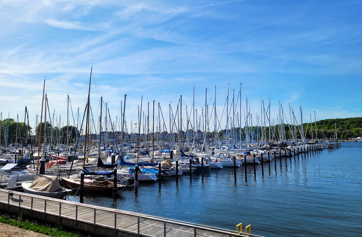 Port in Priwall Port in Priwall