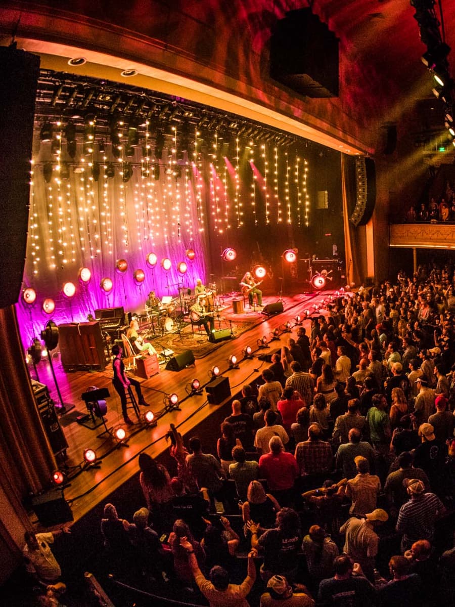 Inside of Ryman Auditorium, Nashville, TN