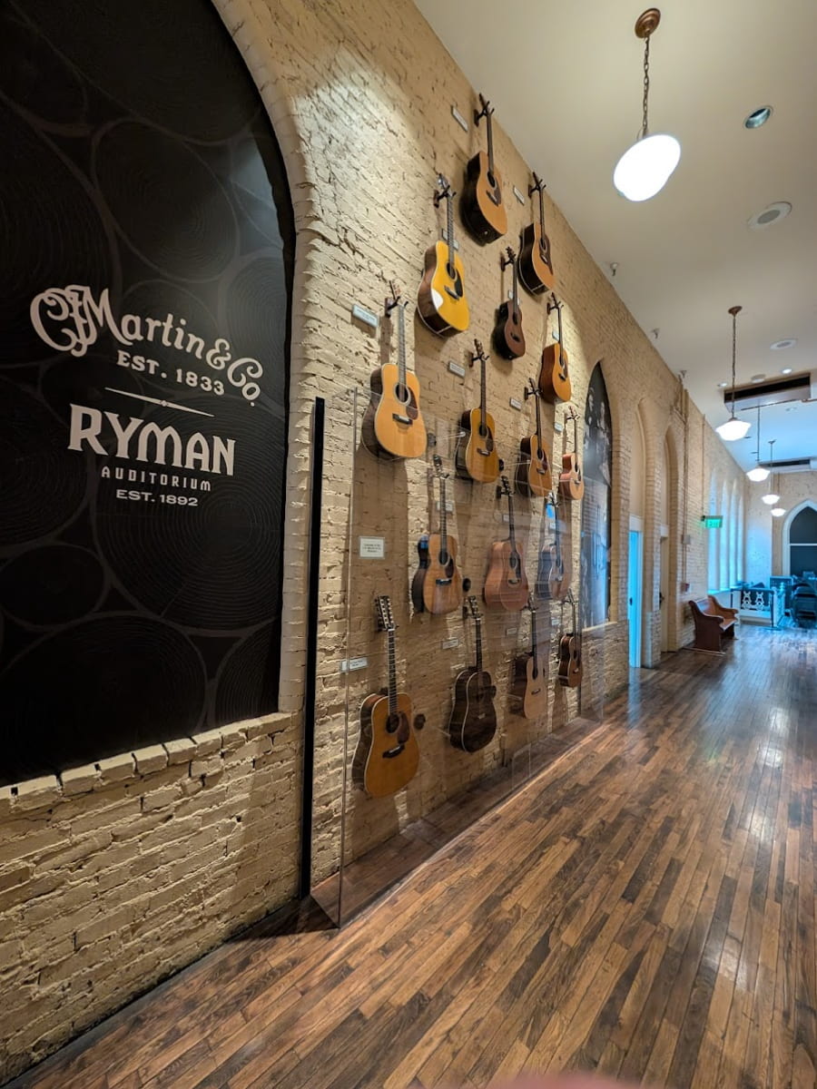 Inside of Ryman Auditorium, Nashville, TN
