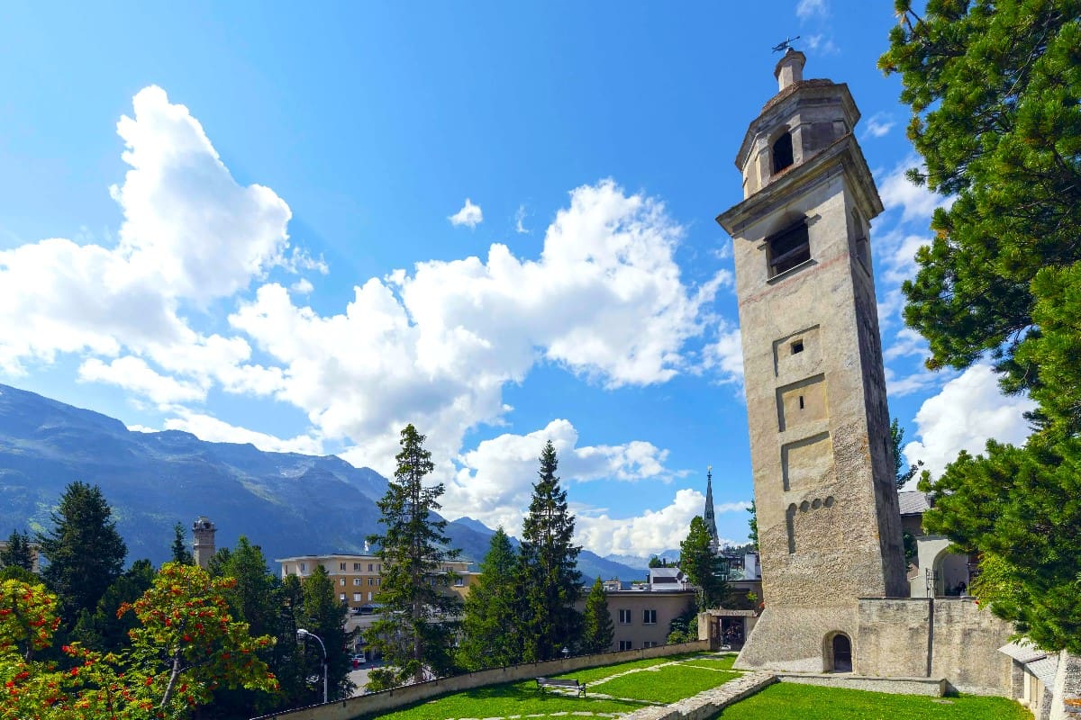 Schiefer Turm, St Moritz
