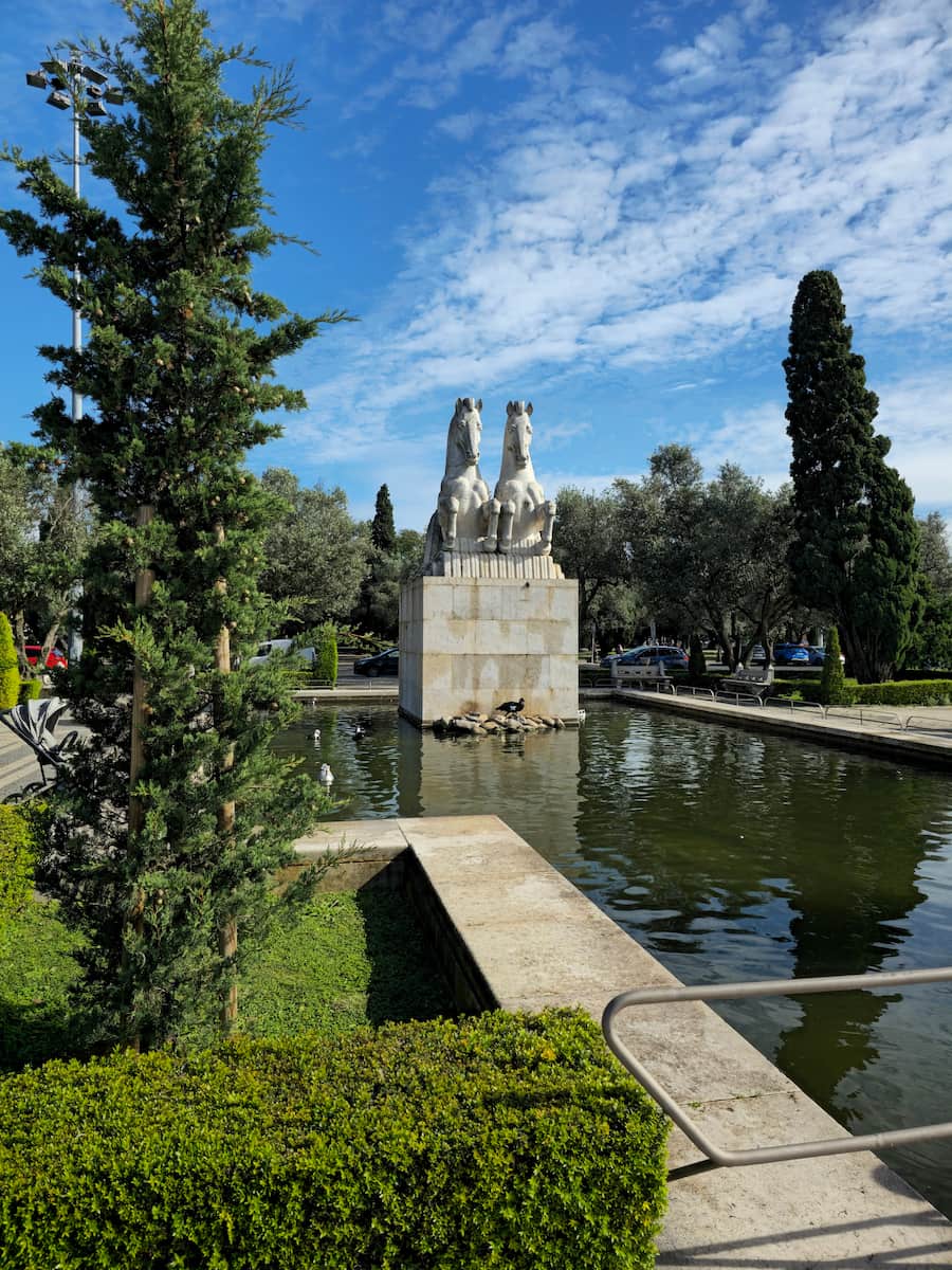 The Jardim da Praça do Império, Belem The Jardim da Praça do Império, Belem