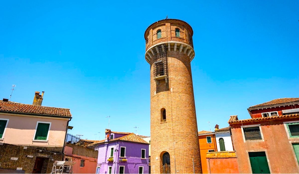 Torre dell’acquedotto, Burano Island Torre dell’acquedotto, Burano Island