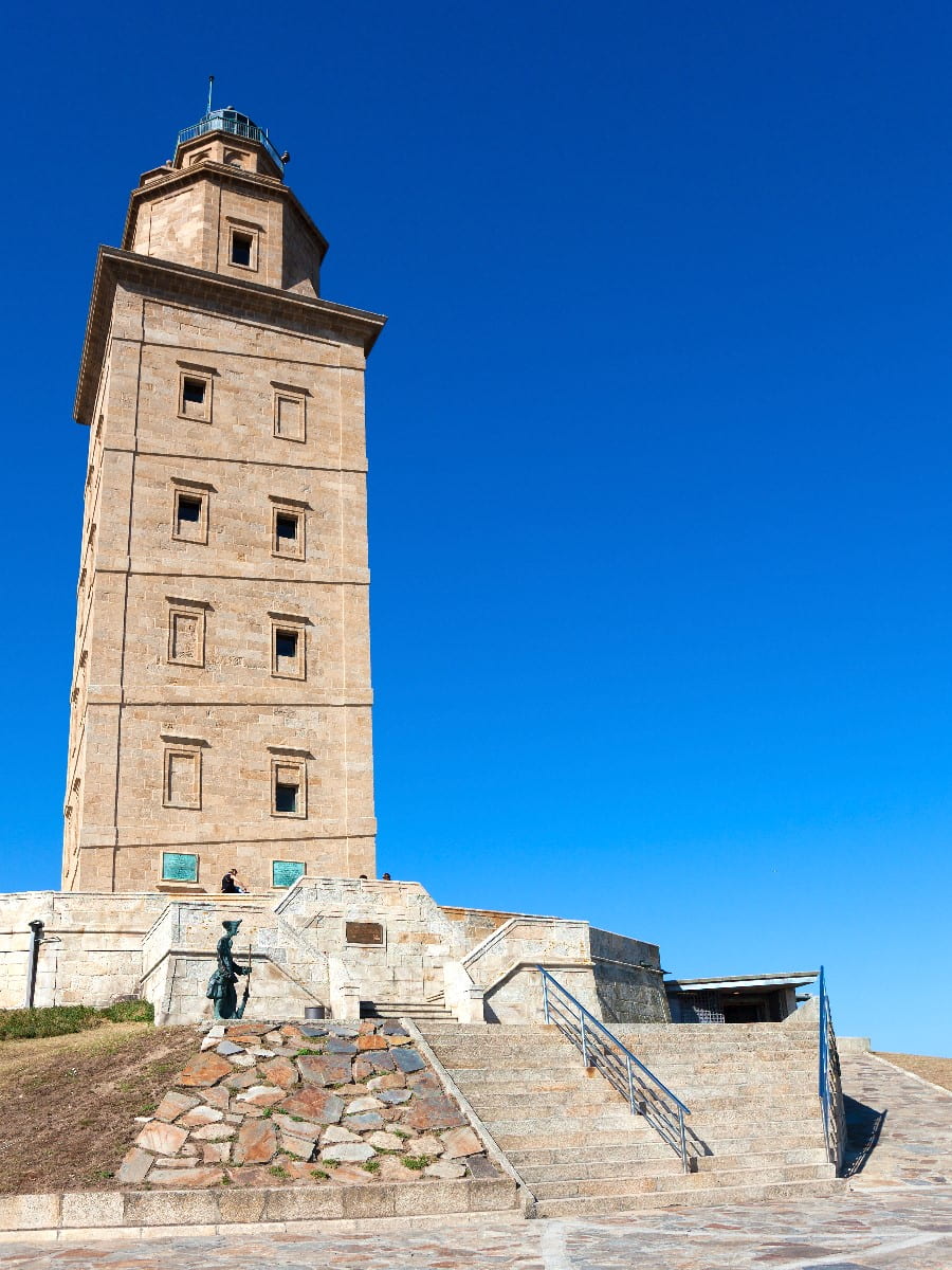 Tower of Hercules in A Coruña, Galicia