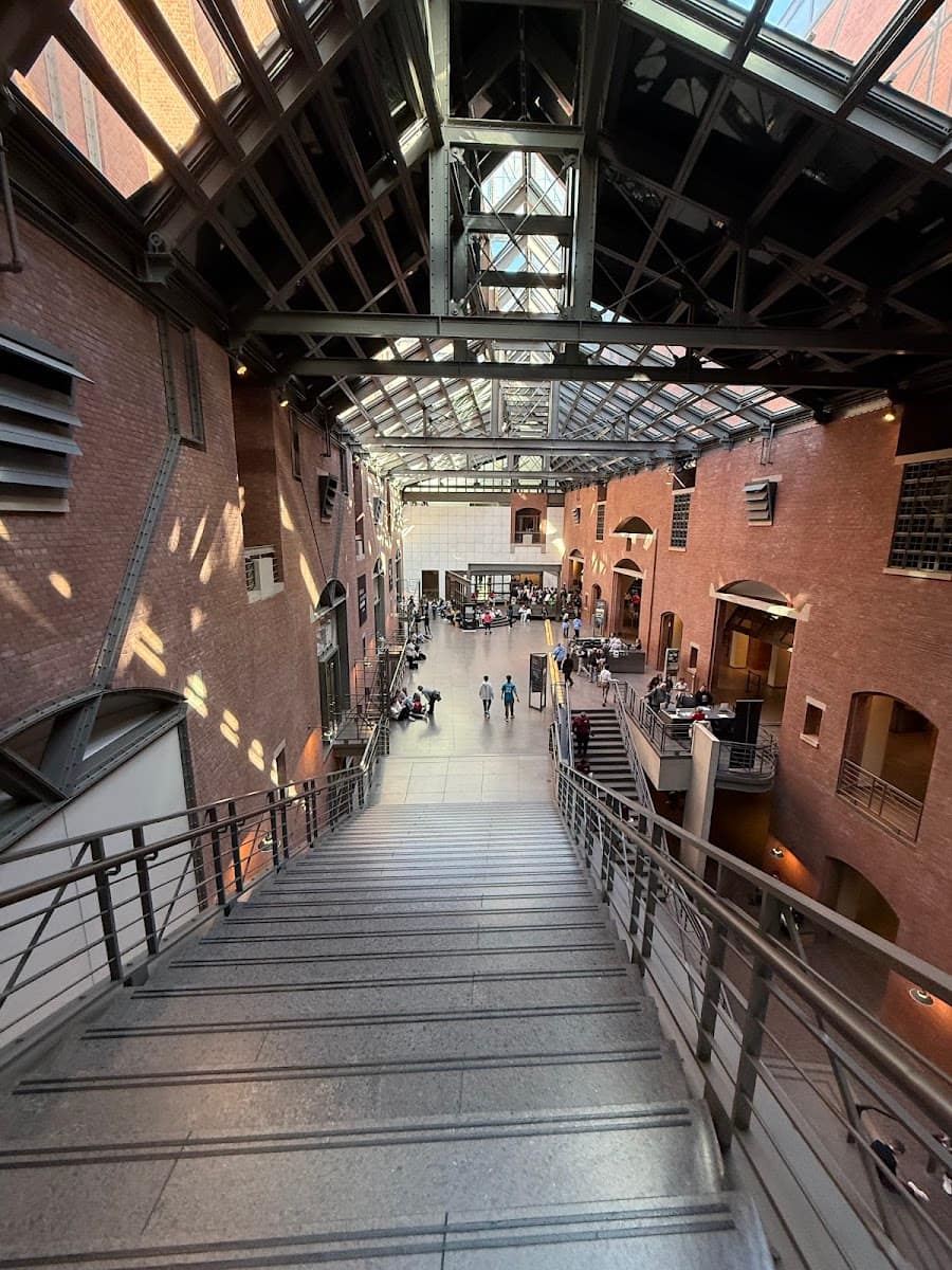 Inside of United States Holocaust Memorial Museum, Washington DC