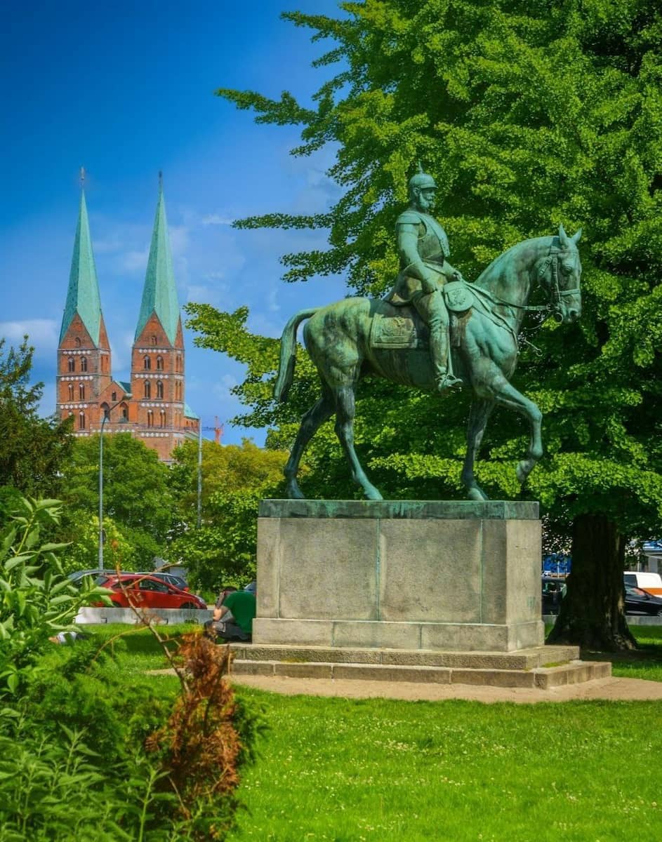 Walking through the streets of Lubeck Walking through the streets of Lubeck