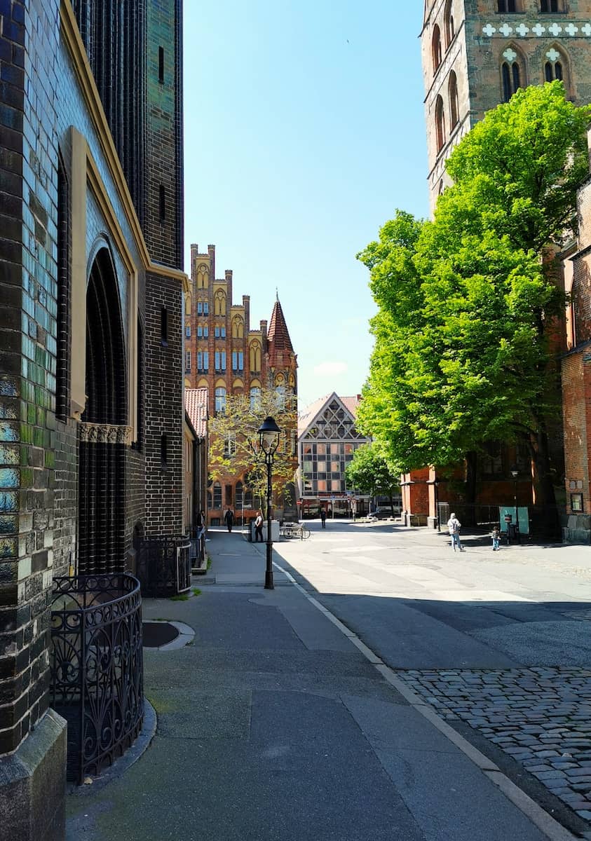 Walking through the streets of Lubeck Walking through the streets of Lubeck