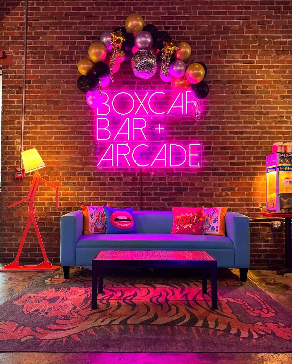 Boxcar Bar + Arcade, Raleigh Boxcar Bar + Arcade, Raleigh