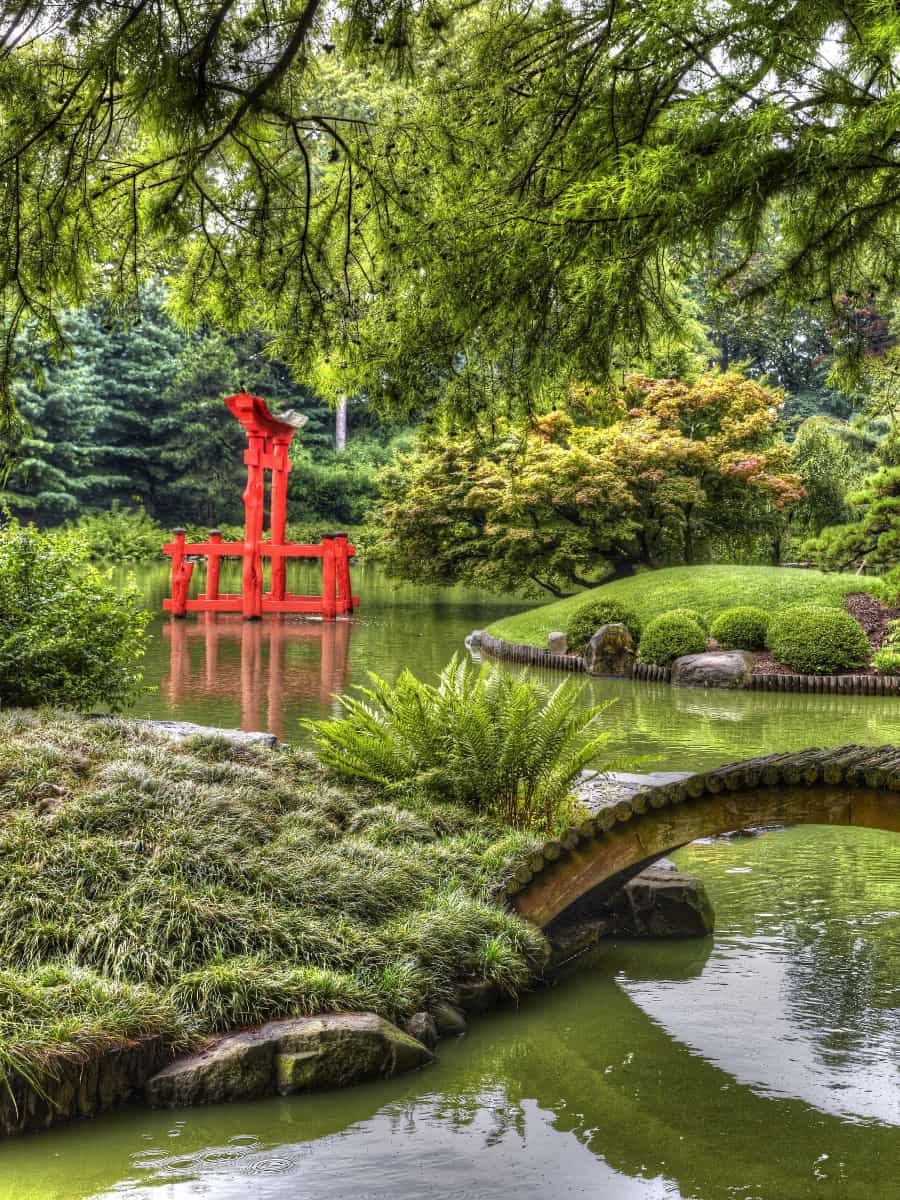 Inside of Brooklyn Botanic Garden, NYC Inside of Brooklyn Botanic Garden, NYC