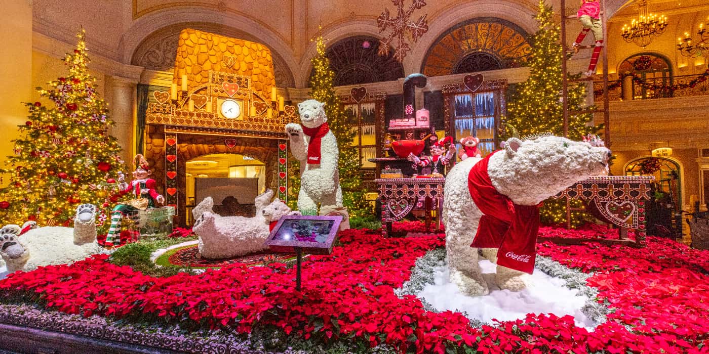 Christmas at Bellagio Conservatory, Las Vegas Christmas at Bellagio Conservatory, Las Vegas
