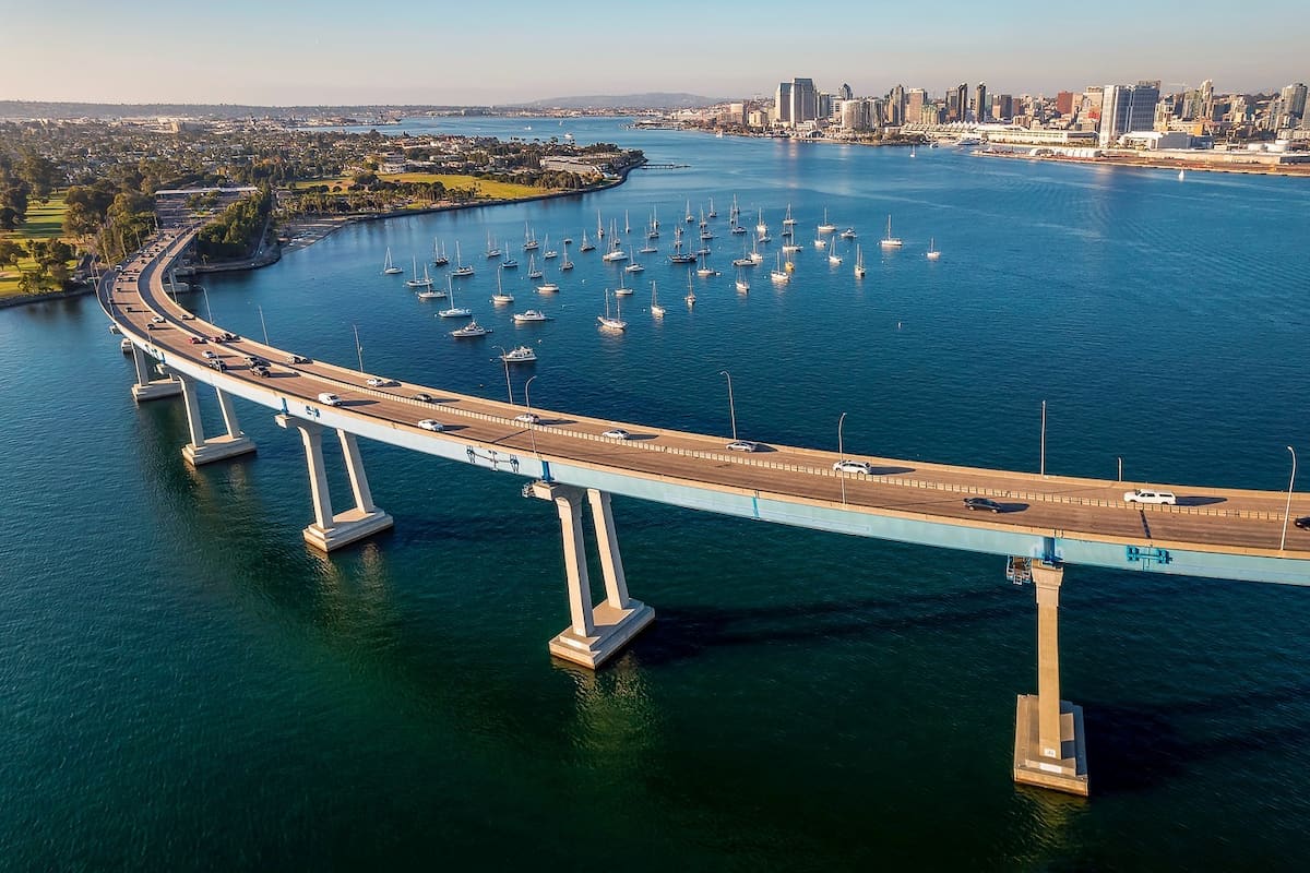 Coronado Bridge,  San Diego Coronado Bridge, San Diego