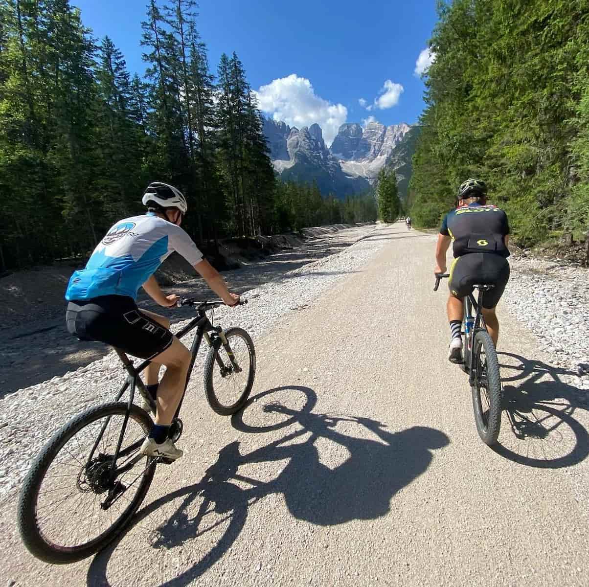 Cycling  Cortina to Dobbiaco Cycling Cortina to Dobbiaco