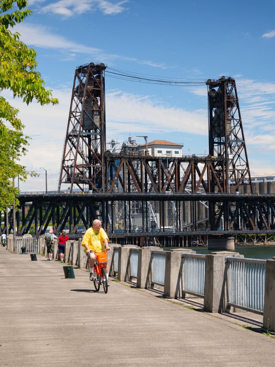 Eastbank Esplanade Bike, Portland Eastbank Esplanade Bike, Portland