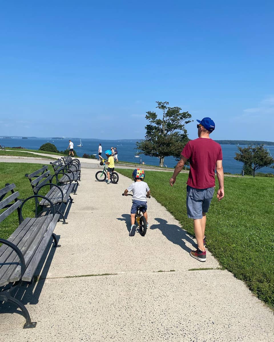 Eastern Promenade Playground, Portland Maine Eastern Promenade Playground, Portland Maine