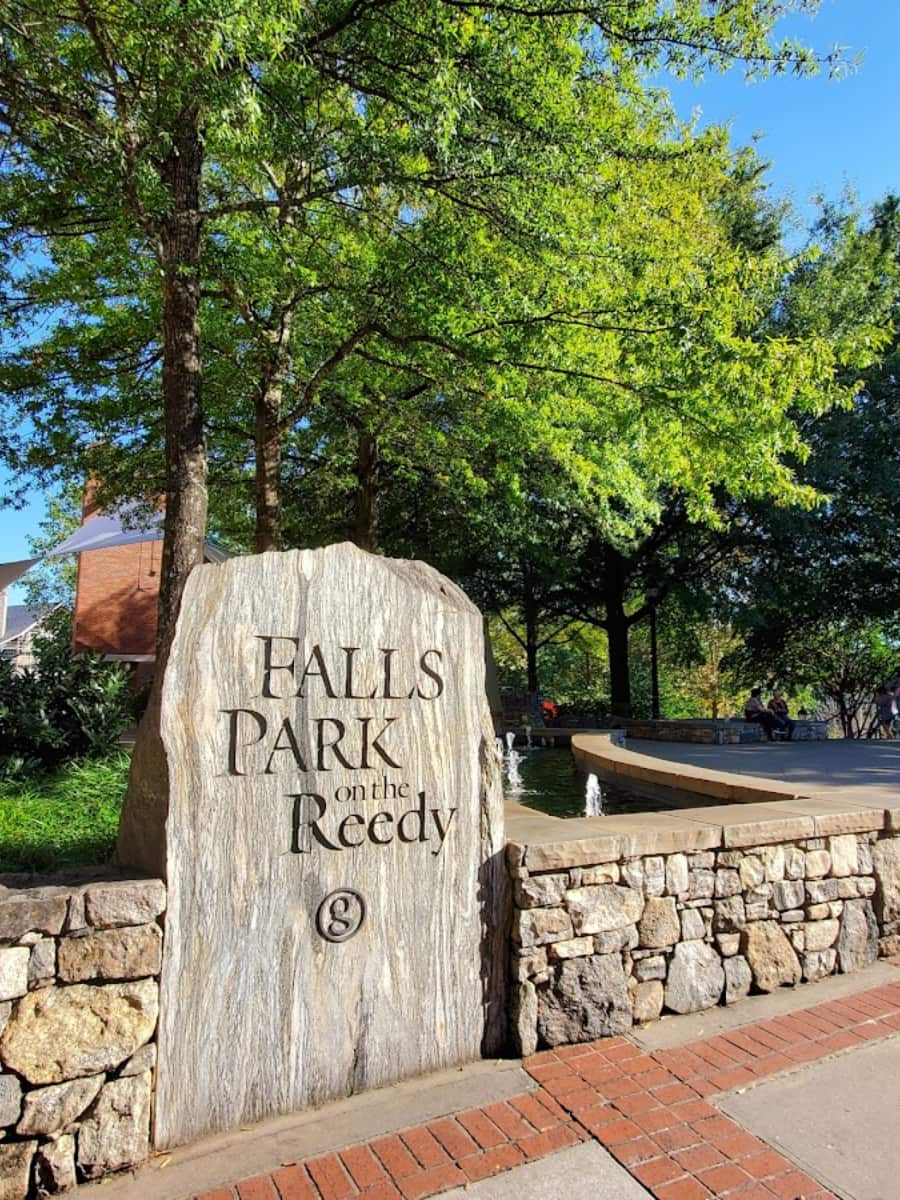 Falls Park on the Reedy, Greenville, SC Falls Park on the Reedy, Greenville, SC