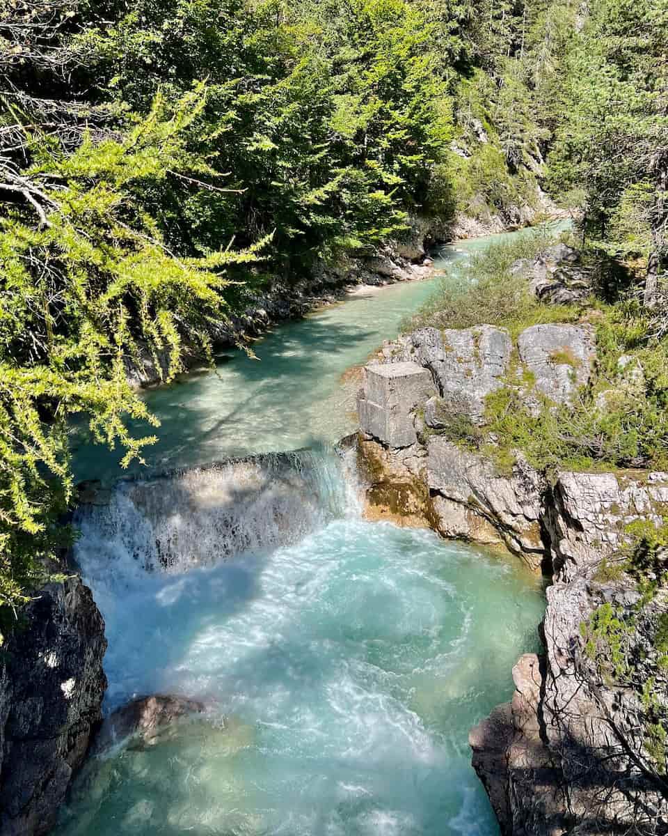 Fanes Waterfalls,  Cortina dāAmpezzo Fanes Waterfalls, Cortina dāAmpezzo