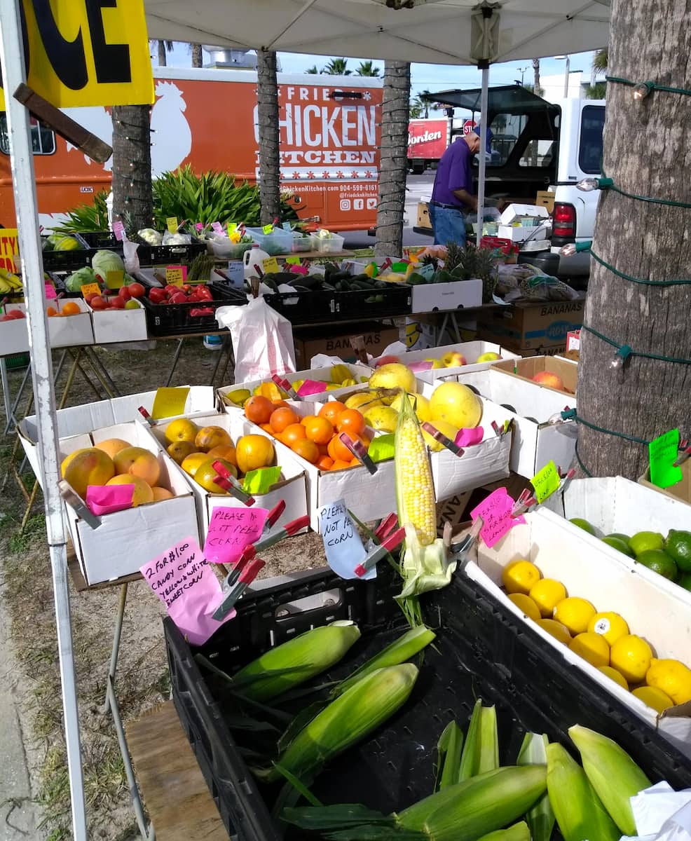 Farmer's Market at St Augustine Pier Farmer's Market at St Augustine Pier