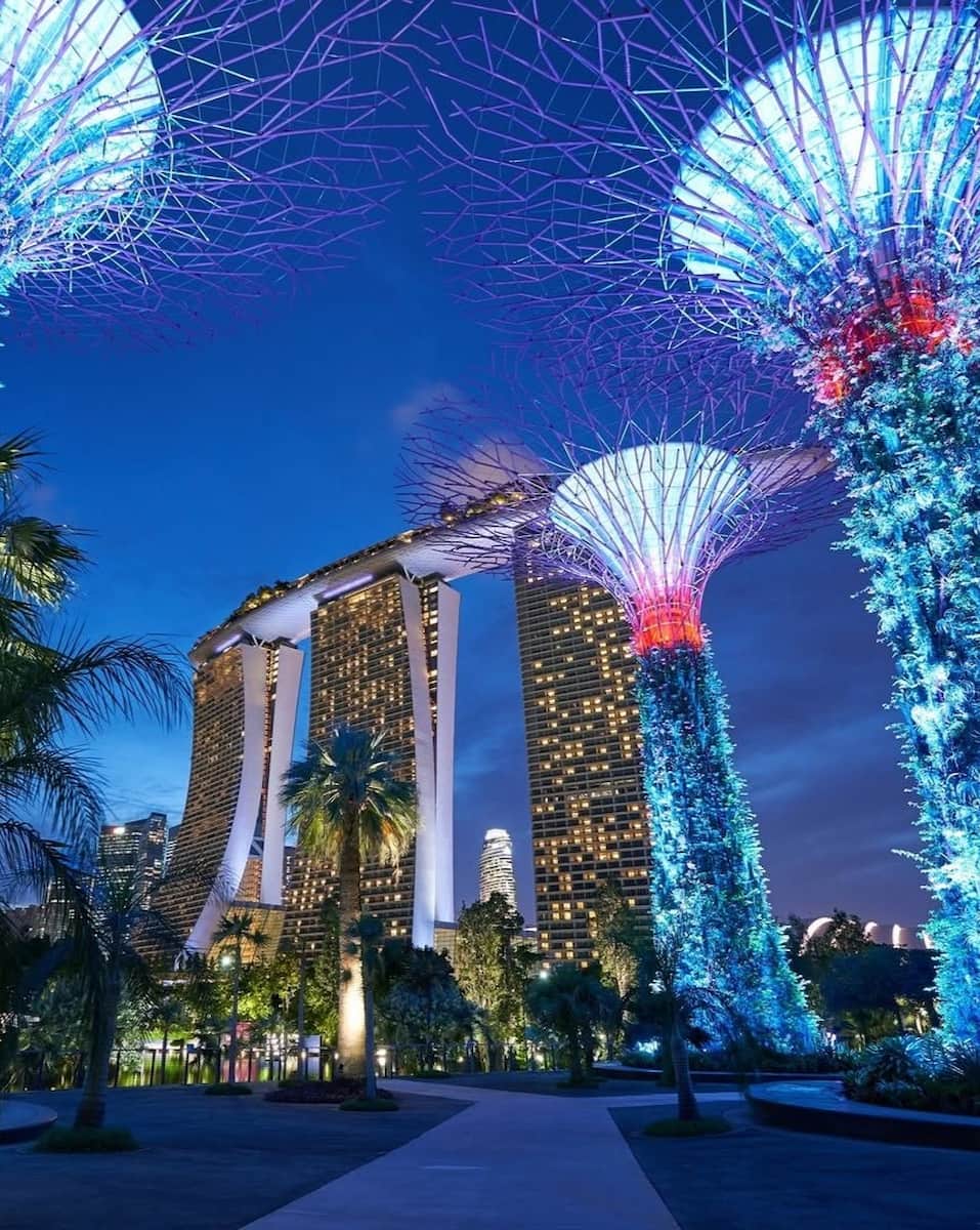 Garden Rhapsody Light Show, Singapore Garden Rhapsody Light Show, Singapore